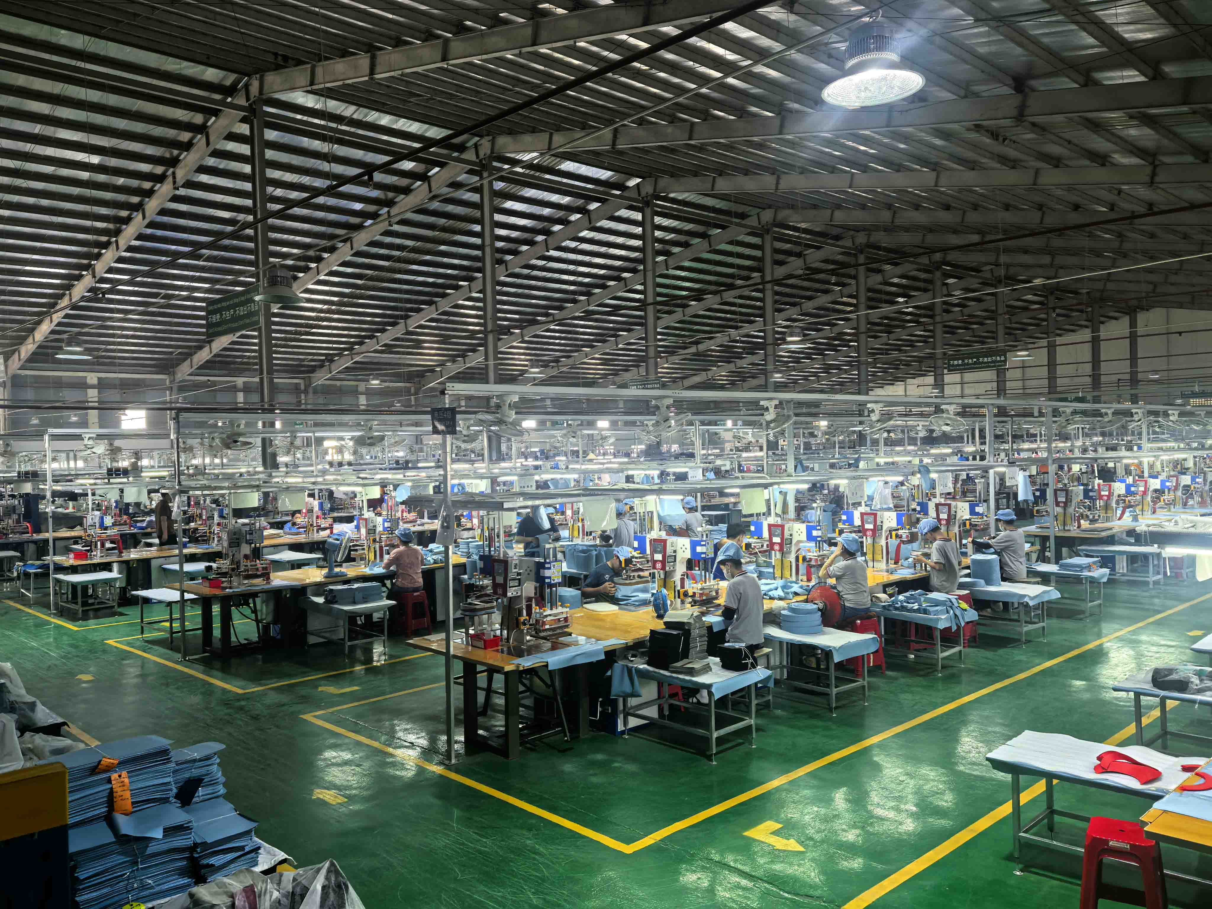 Sealock Ho Chi Minh City cooler factory showing high-frequency welding line
